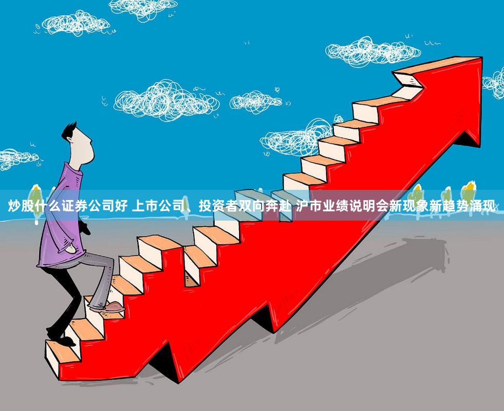 炒股什么证券公司好 上市公司、投资者双向奔赴 沪市业绩说明会新现象新趋势涌现