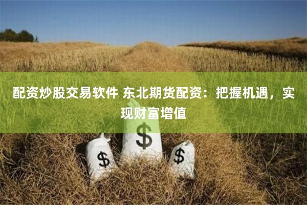 配资炒股交易软件 东北期货配资：把握机遇，实现财富增值