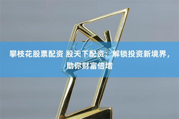 攀枝花股票配资 股天下配资：解锁投资新境界，助你财富倍增