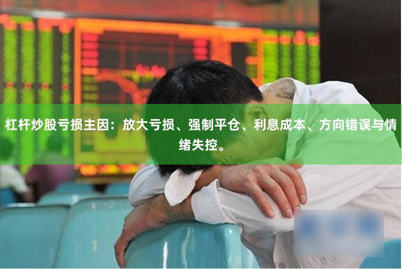 杠杆炒股亏损主因：放大亏损、强制平仓、利息成本、方向错误与情绪失控。